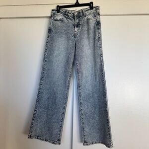 Habitat Light Wash Wide Leg Jeans